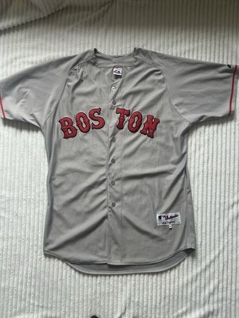 Vintage Boston Red Sox David Ortiz #34 Majestic Gray Jersey Size 54